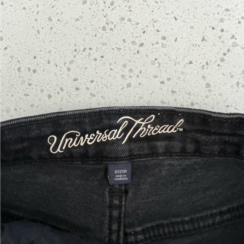 Black Jean Shorts - Picture 3 of 3